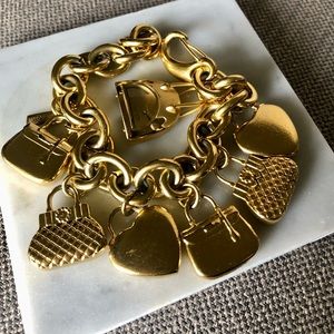 Moschino Time For Shopping charm bracelet